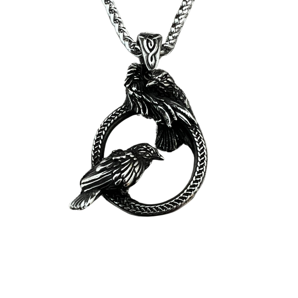 odins ravens necklace