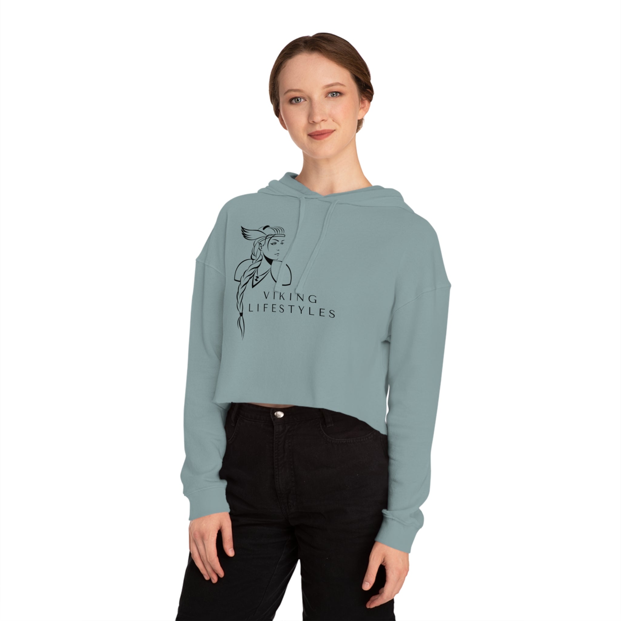 Cropped Valkyrie Hoodie – Viking Lifestyles | Bold Norse Style