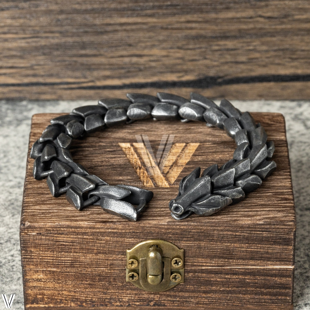 viking dragon bracelet