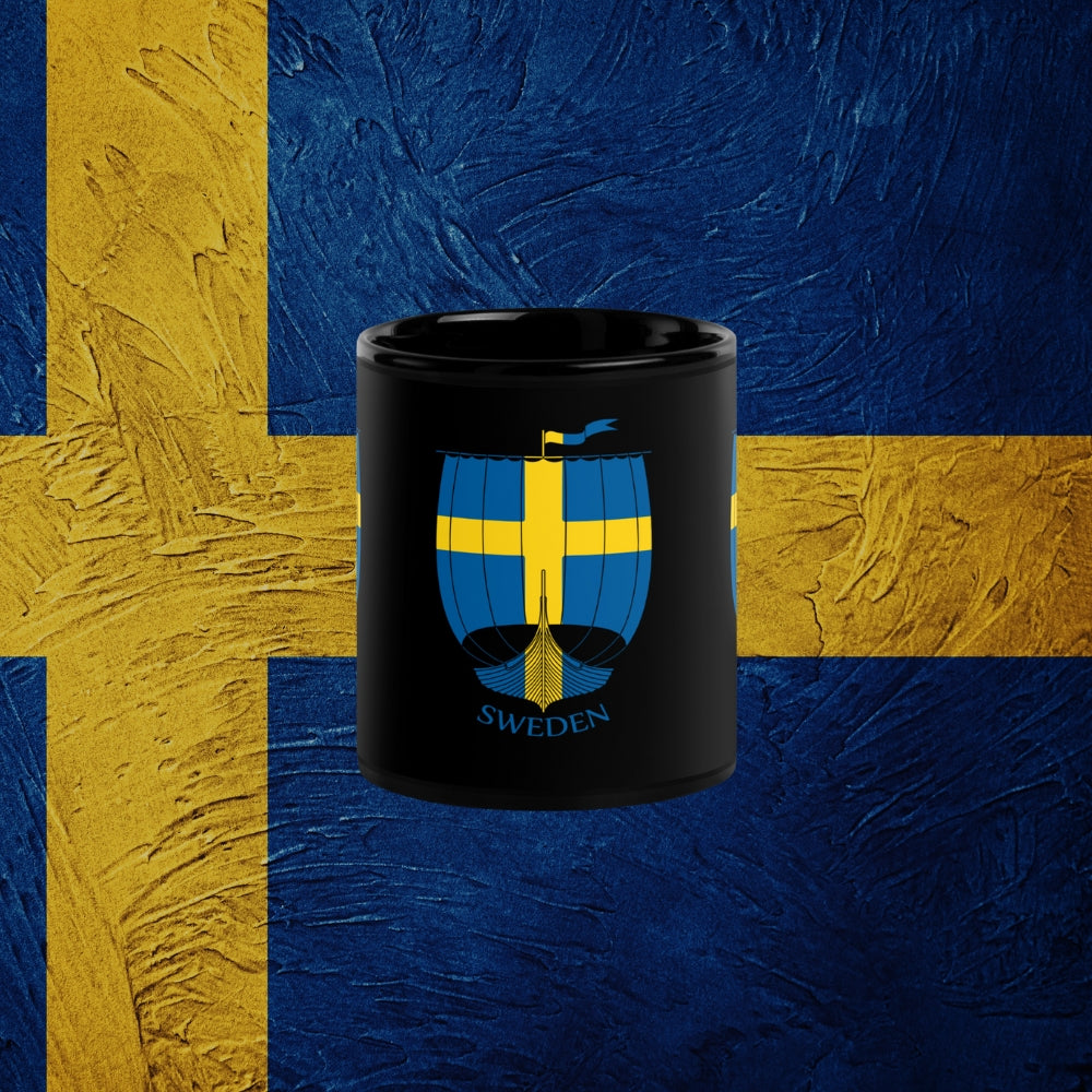 Sweden Viking Ship Mug