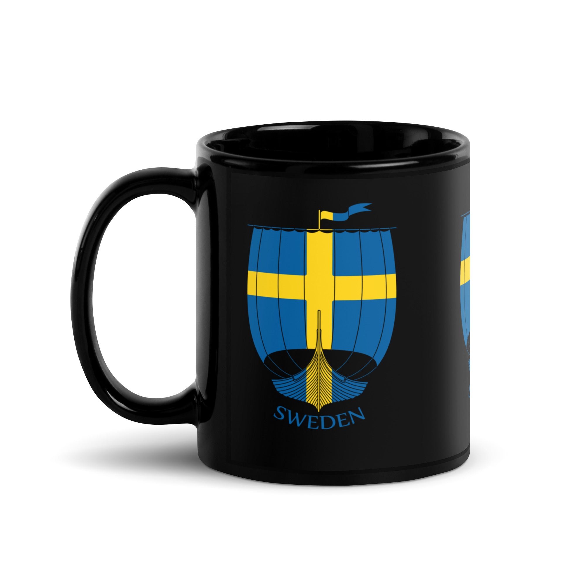 Sweden Viking Ship Mug