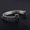 Futhark runes viking bracelet